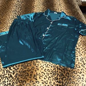 Womens silk pajama set